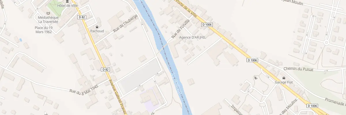 Plan du 4 Rue Forville au Pont-de-Beauvoisin