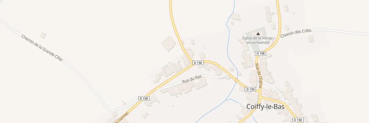 Plan du 8 Rue des Dames à Coiffy-le-Bas