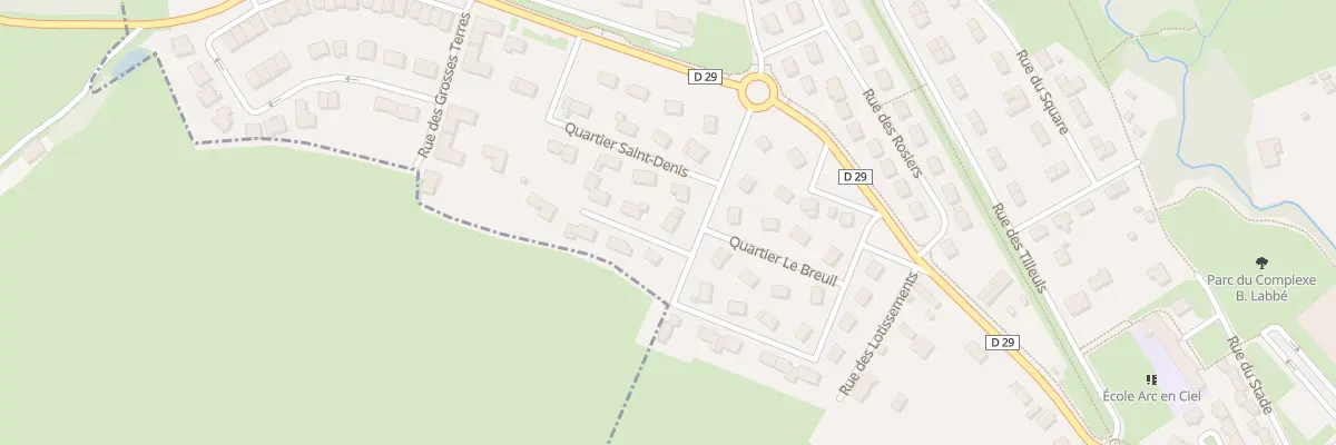 Plan du 16 Quartier Saint Denis à Gorcy