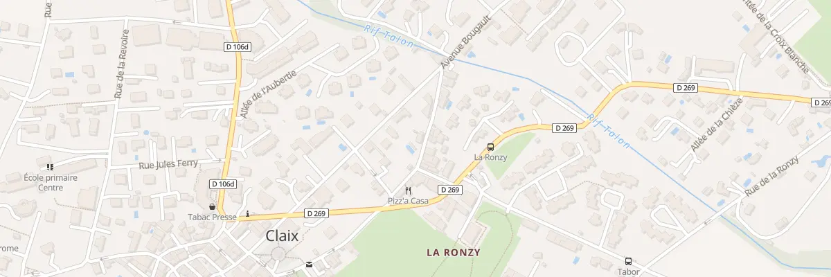Plan du 4 Rue de la République à Claix