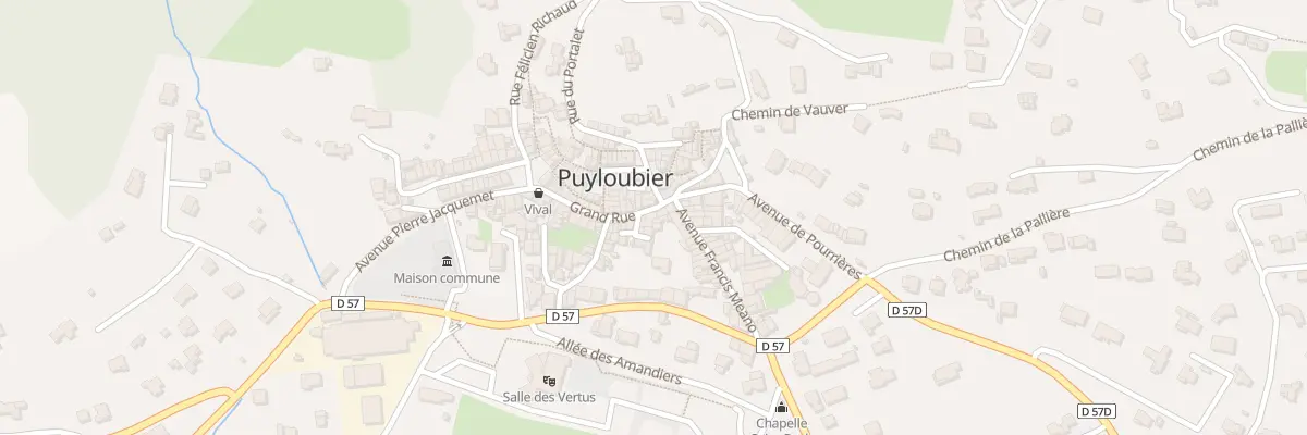 Plan du 28 Gr Grand Rue à Puyloubier