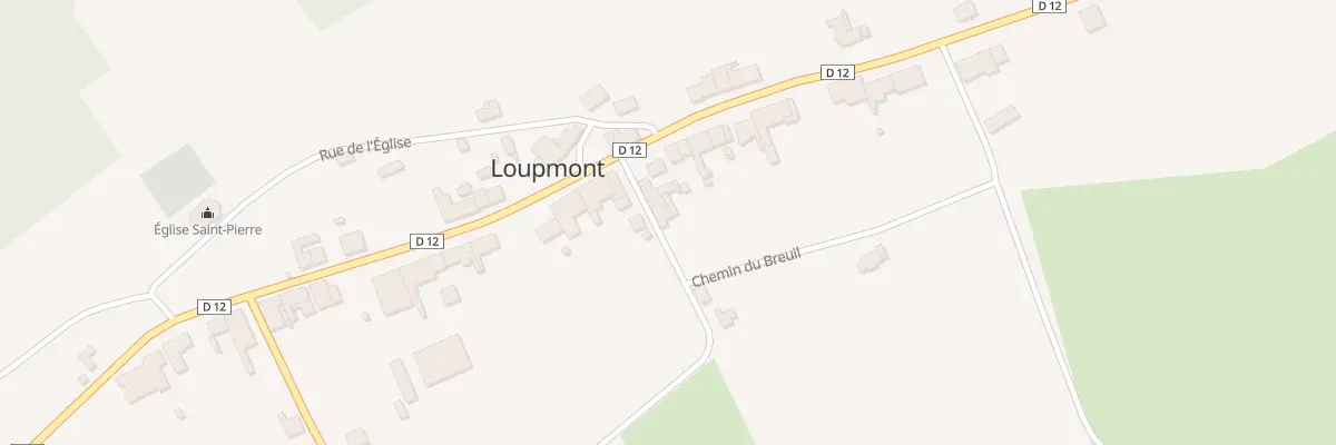 Plan du 2 Rle de la Barre à Loupmont