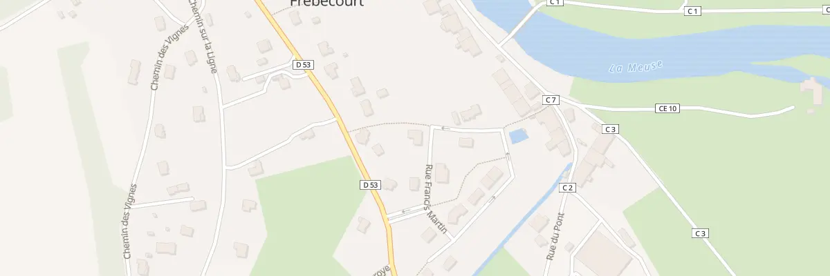 Plan du 1 Rue Francis Martin à Frebécourt