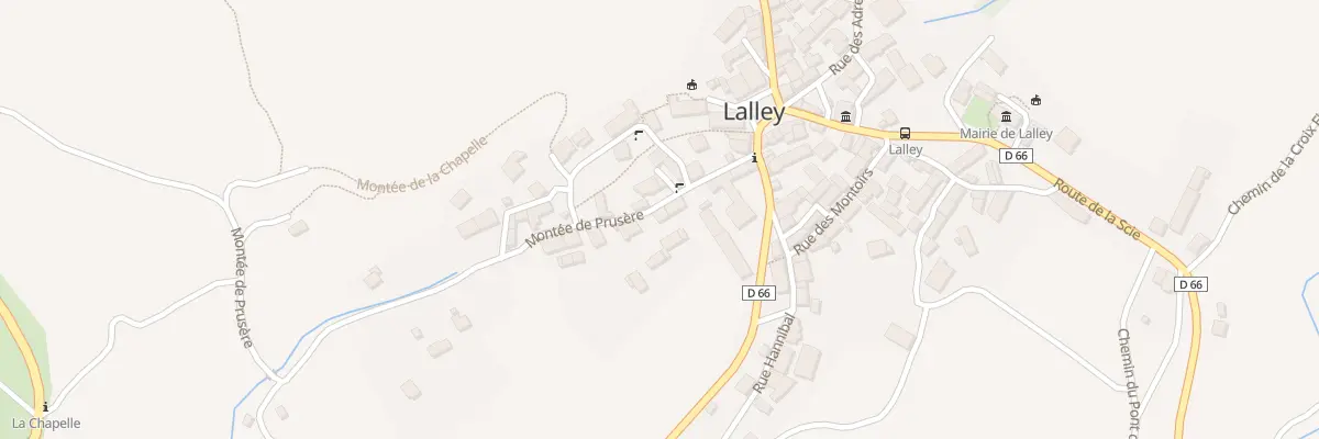 Plan du 5025 Le Village à Lalley