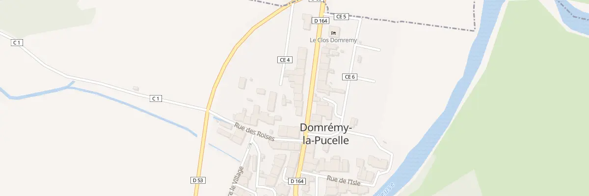 Plan du 13 Rue Principale à Domrémy-la-Pucelle