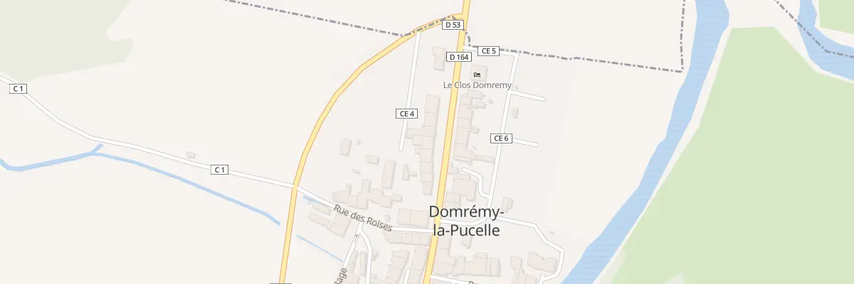Plan du 17 Rue Principale à Domrémy-la-Pucelle