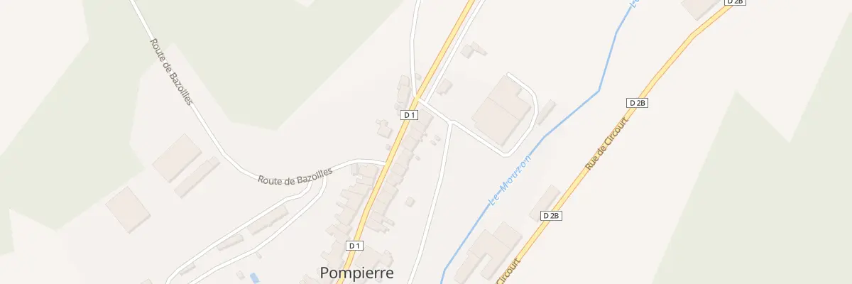 Plan du 68 Rue Chevalier de la Barre à Pompierre