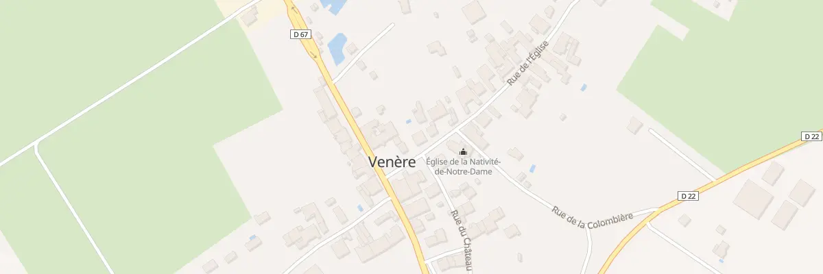 Plan du 2 Rue de l’Eglise à Venère