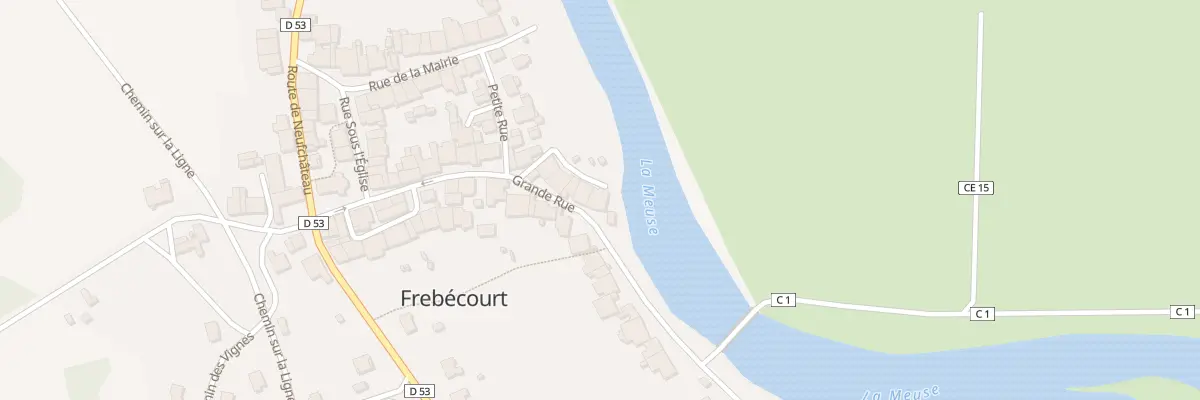 Plan du 27 Rue Grande Rue à Frebécourt