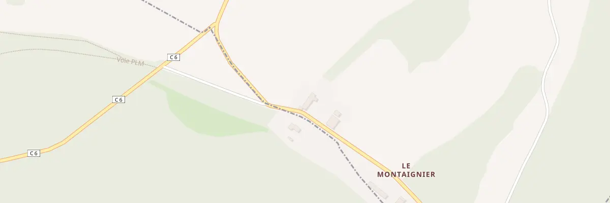 Plan du 2 Au Montaignier à Verges