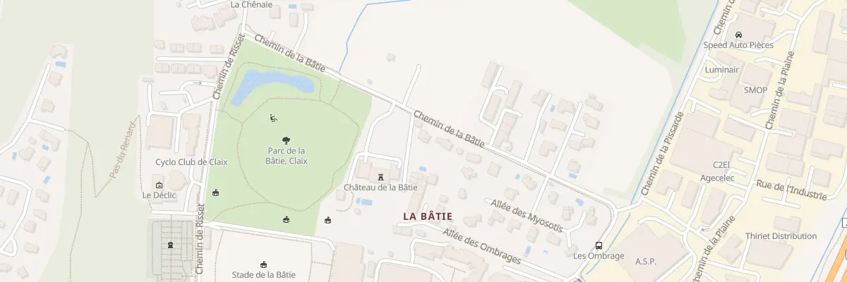 Plan du 3B Che de la Bâtie à Claix