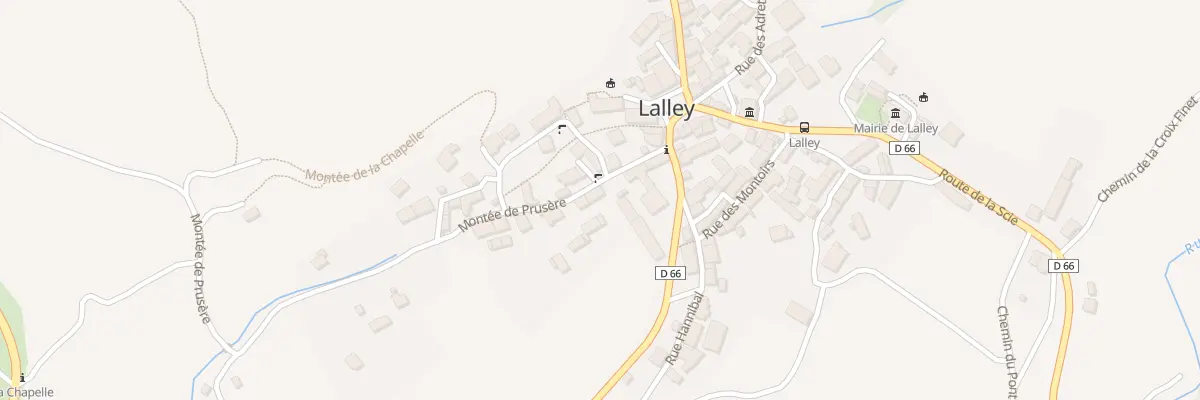 Plan du 69 Mte de Prusere à Lalley