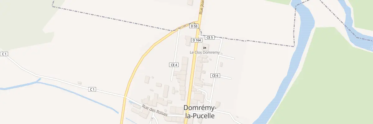 Plan du 23 Rue Principale à Domrémy-la-Pucelle