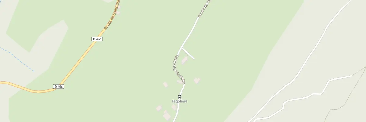 Plan du 431 Rte de Merliette à Merlas