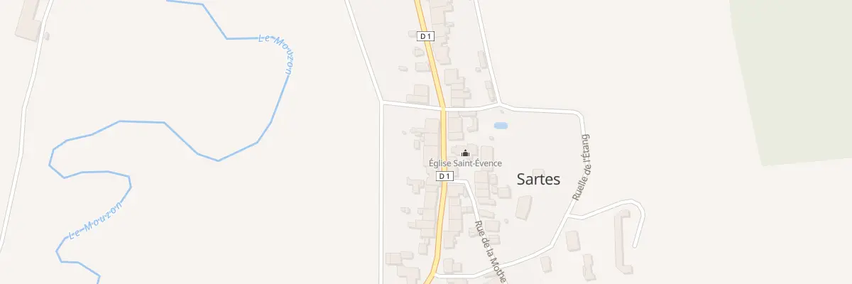 Plan du 6 Rue des Cigognes à Sartes