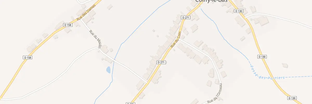 Plan du 36 Rue du Coin à Coiffy-le-Bas