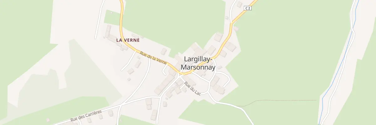 Plan du 3 Rue de la Trèche à Largillay-Marsonnay