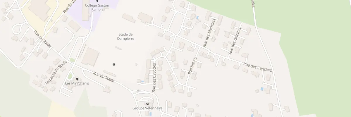 Plan du 22 Rue des Cavottes à Dampierre-sur-Salon