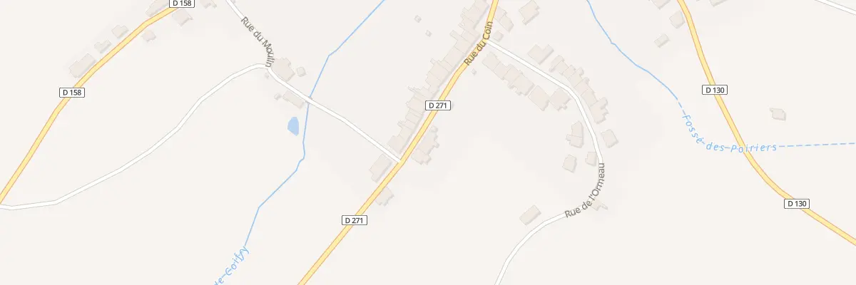 Plan du 13 Rue du Coin à Coiffy-le-Bas
