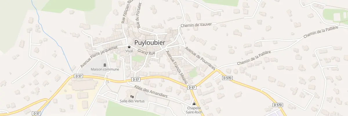 Plan du 1 Rue Francis Méano à Puyloubier