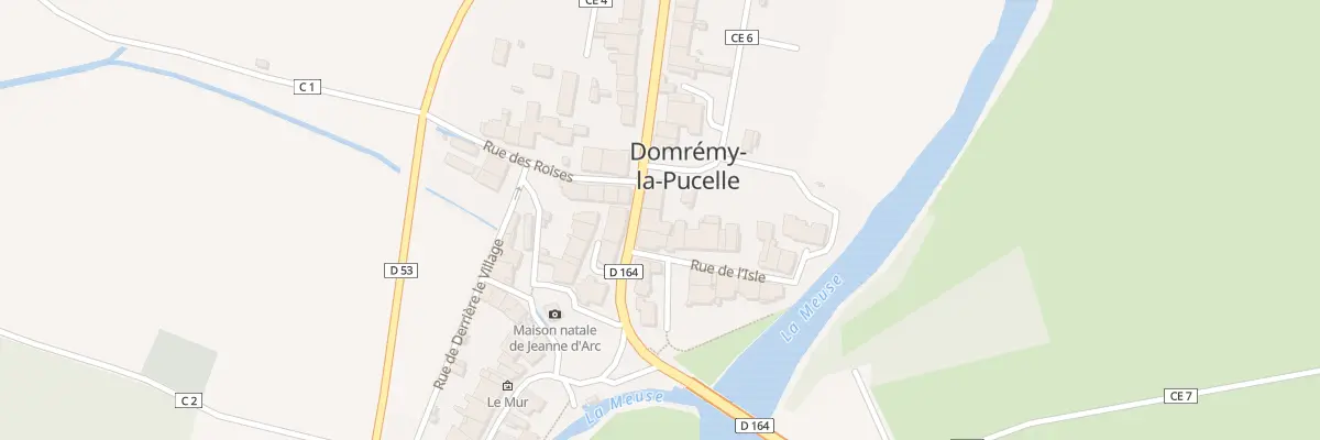 Plan du 10 Rue Principale à Domrémy-la-Pucelle