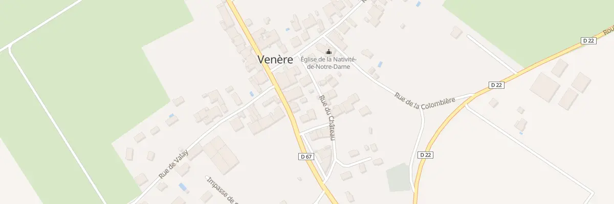 Plan du 9 Gr Grande Rue à Venère