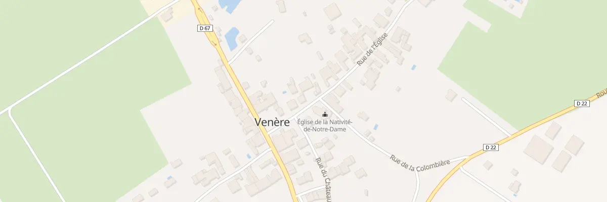Plan du 6 Rue de l’Eglise à Venère