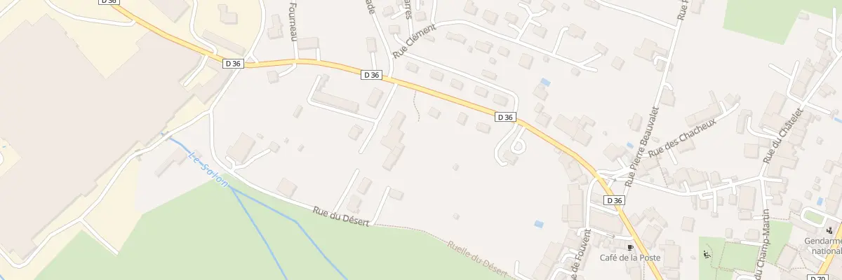 Plan du 9 Rte de Champlitte à Dampierre-sur-Salon
