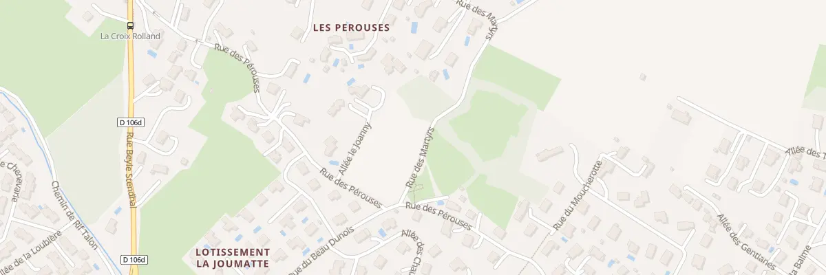 Plan du 1 All Louis Amédée Burdet à Claix