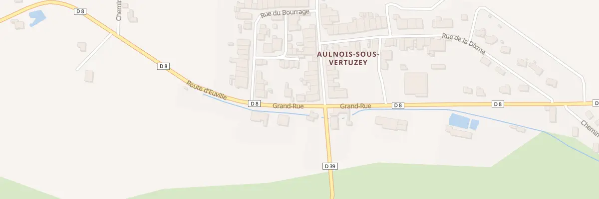 Plan du 5 Gr Grande Rue A Aulnois à Euville