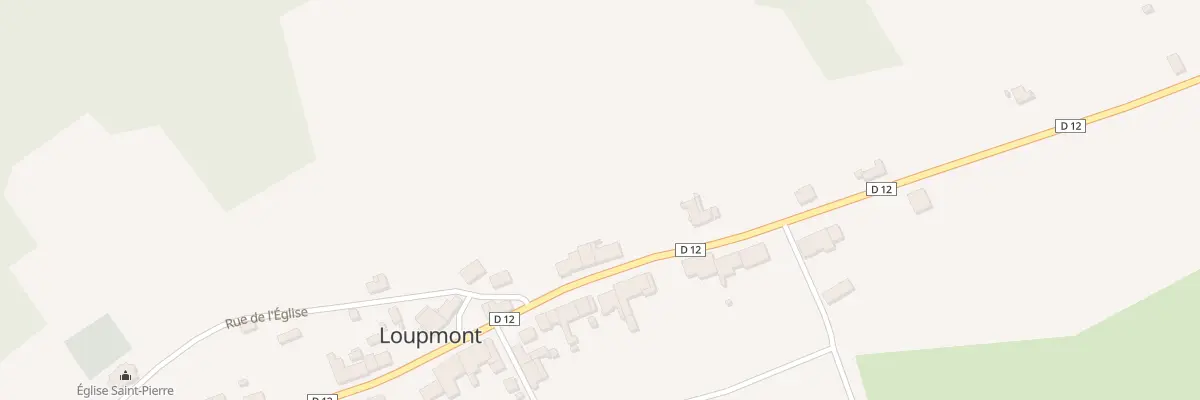 Plan du 8 Grande Rue à Loupmont