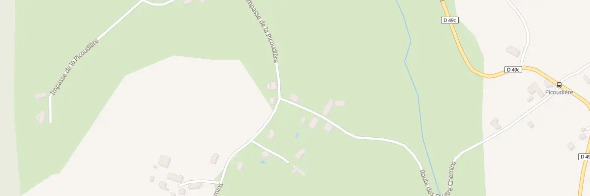 Plan du 1245 Rte des Quatre Chemins à Merlas