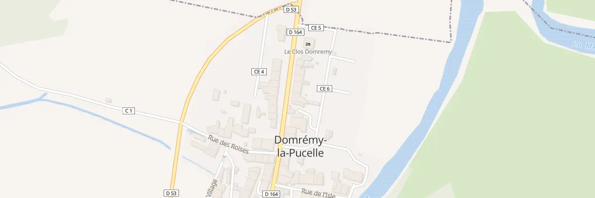 Plan du 20 Rue Principale à Domrémy-la-Pucelle