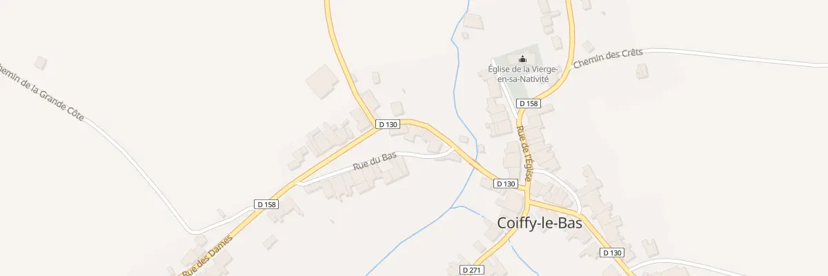 Plan du 11 Rue des Dames à Coiffy-le-Bas