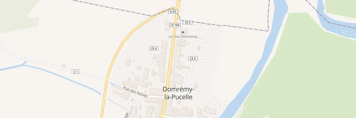 Plan du 22 Rue Principale à Domrémy-la-Pucelle