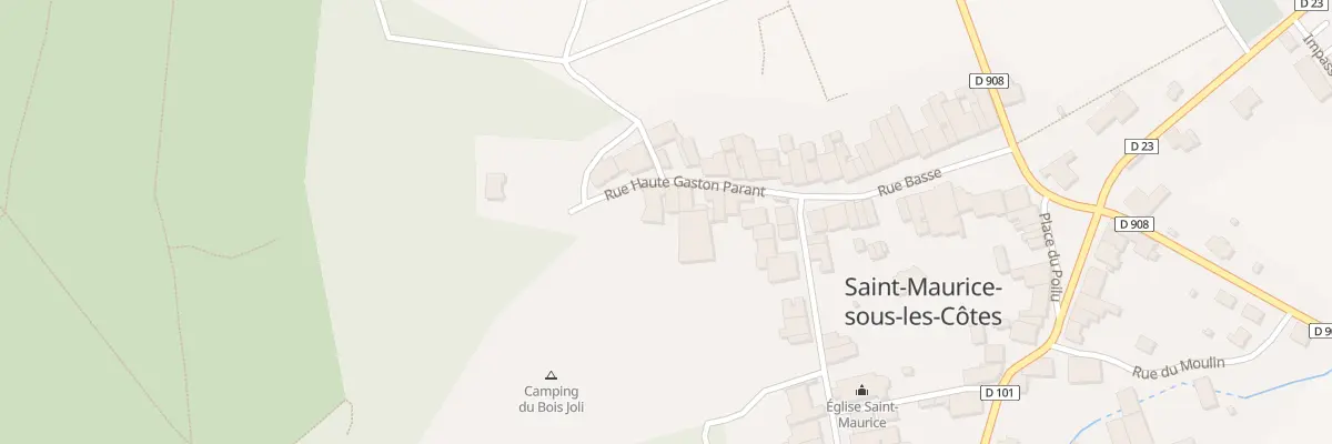 Plan du 7B Rue Haute Gaston Parant à Saint-Maurice-sous-les-Côtes