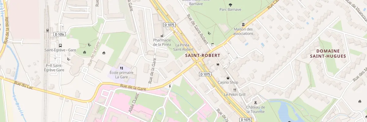 Plan du 2 Rue de la Gare à Saint-Égrève