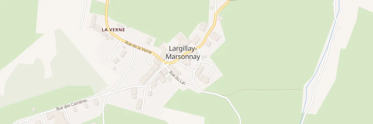 Plan du 2 Rue de la Trèche à Largillay-Marsonnay