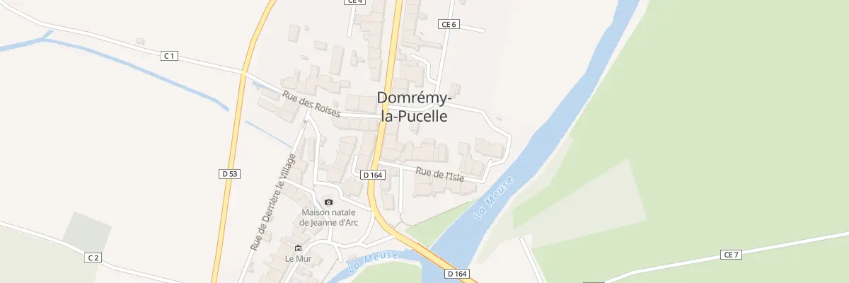 Plan du 3 Rue de l’Isle à Domrémy-la-Pucelle