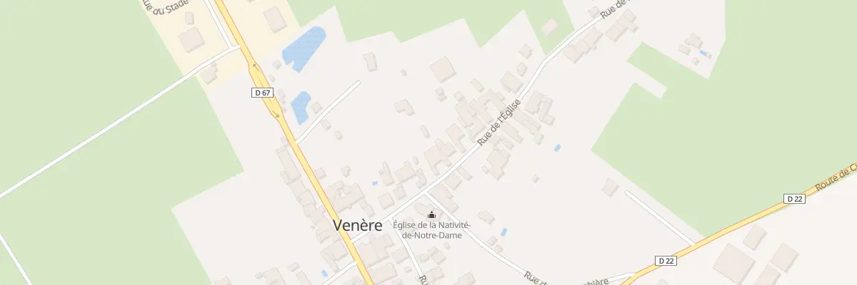 Plan du 12 Rue de l’Eglise à Venère