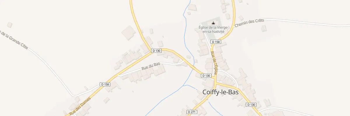 Plan du 9 Rue des Dames à Coiffy-le-Bas