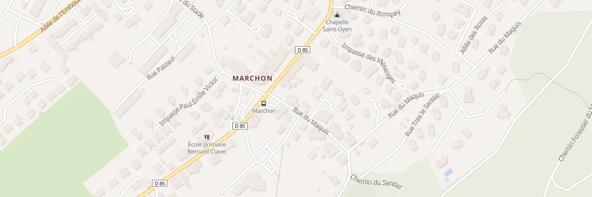 Plan du 3 Rue du Maquis à Arbent