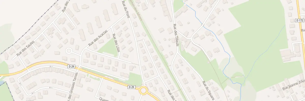 Plan du 26 Rue des Rosiers à Gorcy