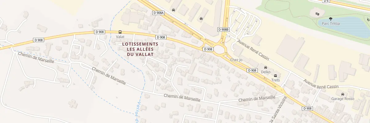 Plan du 7090 Mere de Dieu à Trets