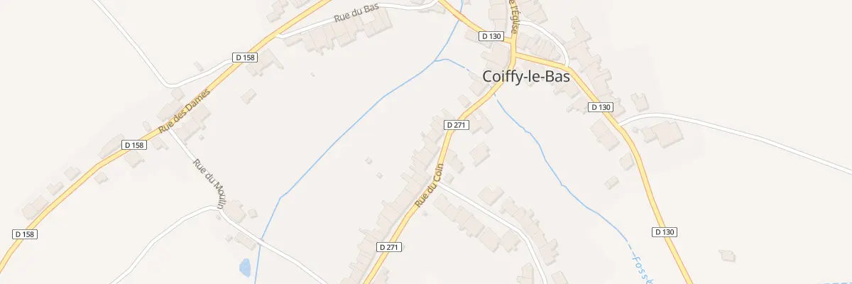 Plan du 20 Rue du Coin à Coiffy-le-Bas