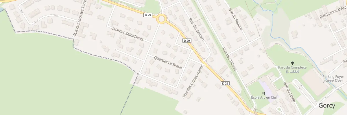 Plan du 6 Rue le Breuil à Gorcy