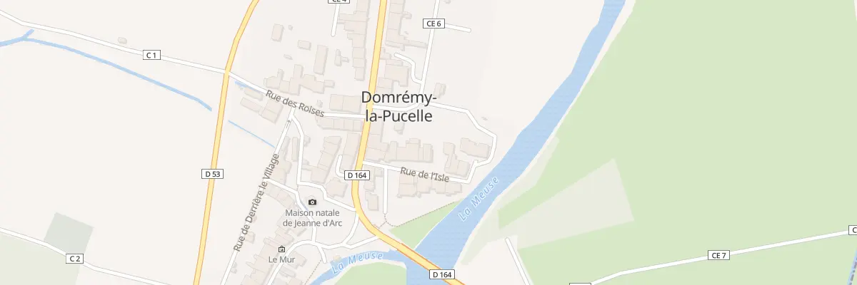 Plan du 5 Rue de l’Isle à Domrémy-la-Pucelle