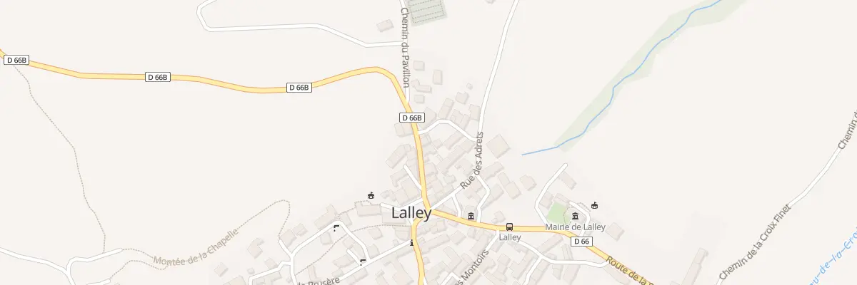 Plan du 5100 Le Village à Lalley