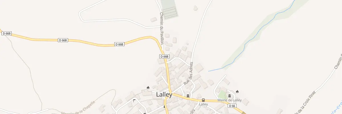 Plan du 5105 Le Village à Lalley