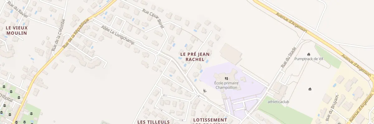 Plan du 2 All Louis Combe à Vif